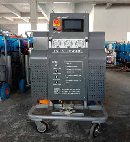 湖面警示航標燈塔標志聚脲防腐高壓噴涂機(圖1) H5600PLC湖面警示航標燈塔標志聚脲防腐高壓噴涂機